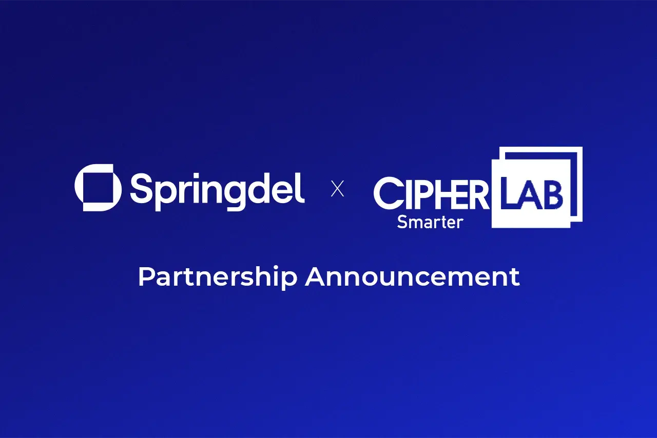 Cipherlab + Springdel partnership